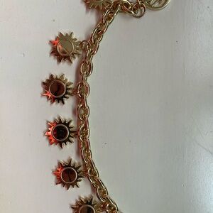 Gold Sun Charm Bracelet